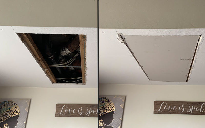 Ceiling Drywall Repair